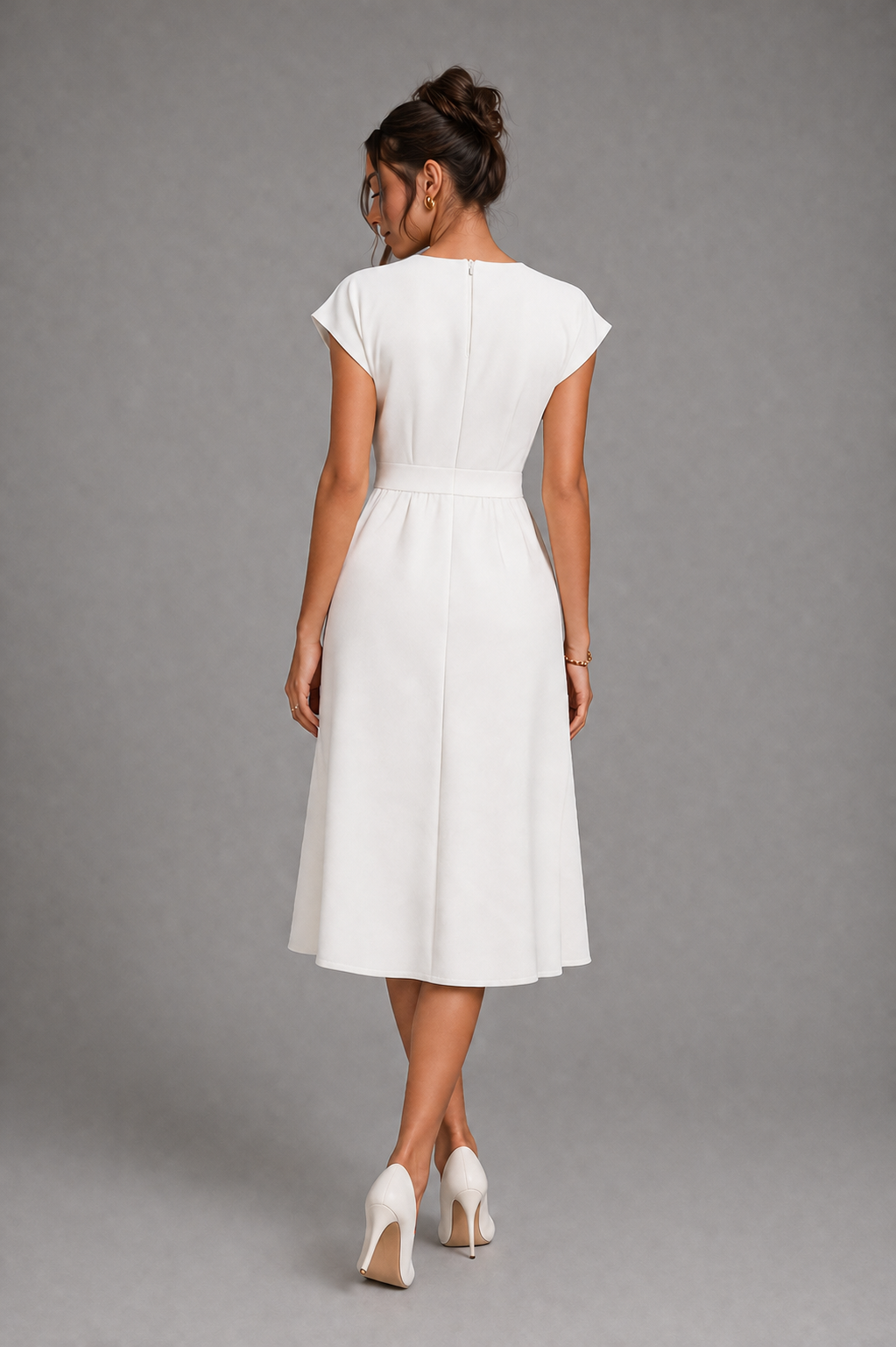 Sculptural Tea Dress