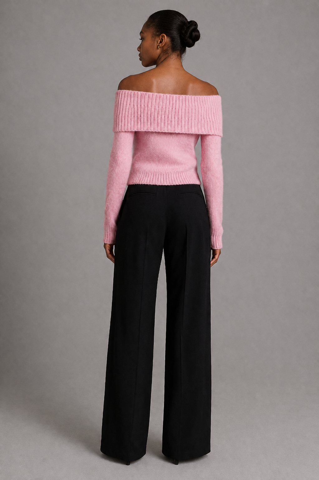 Off-Shoulder Knit Top