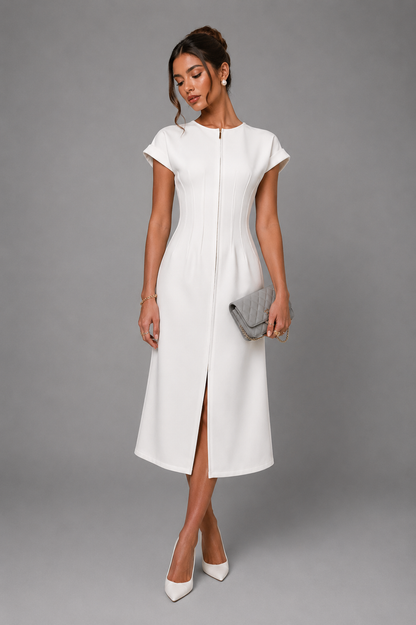 Sculptural Tea Dress