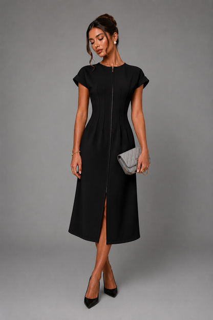 Sculptural Tea Dress