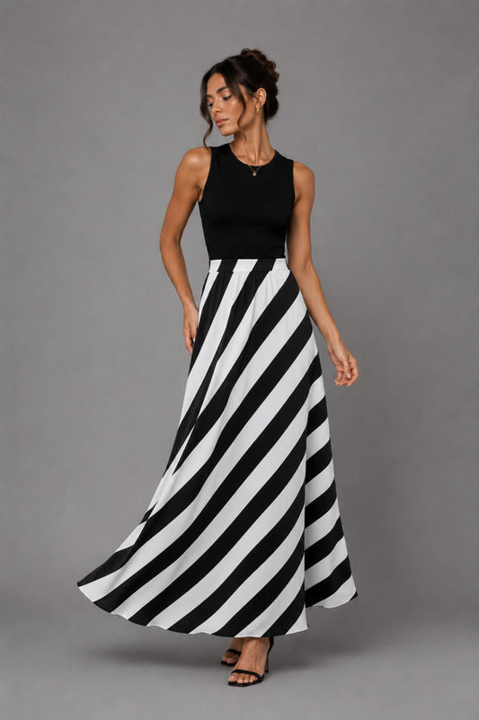 Striped Maxi Dress