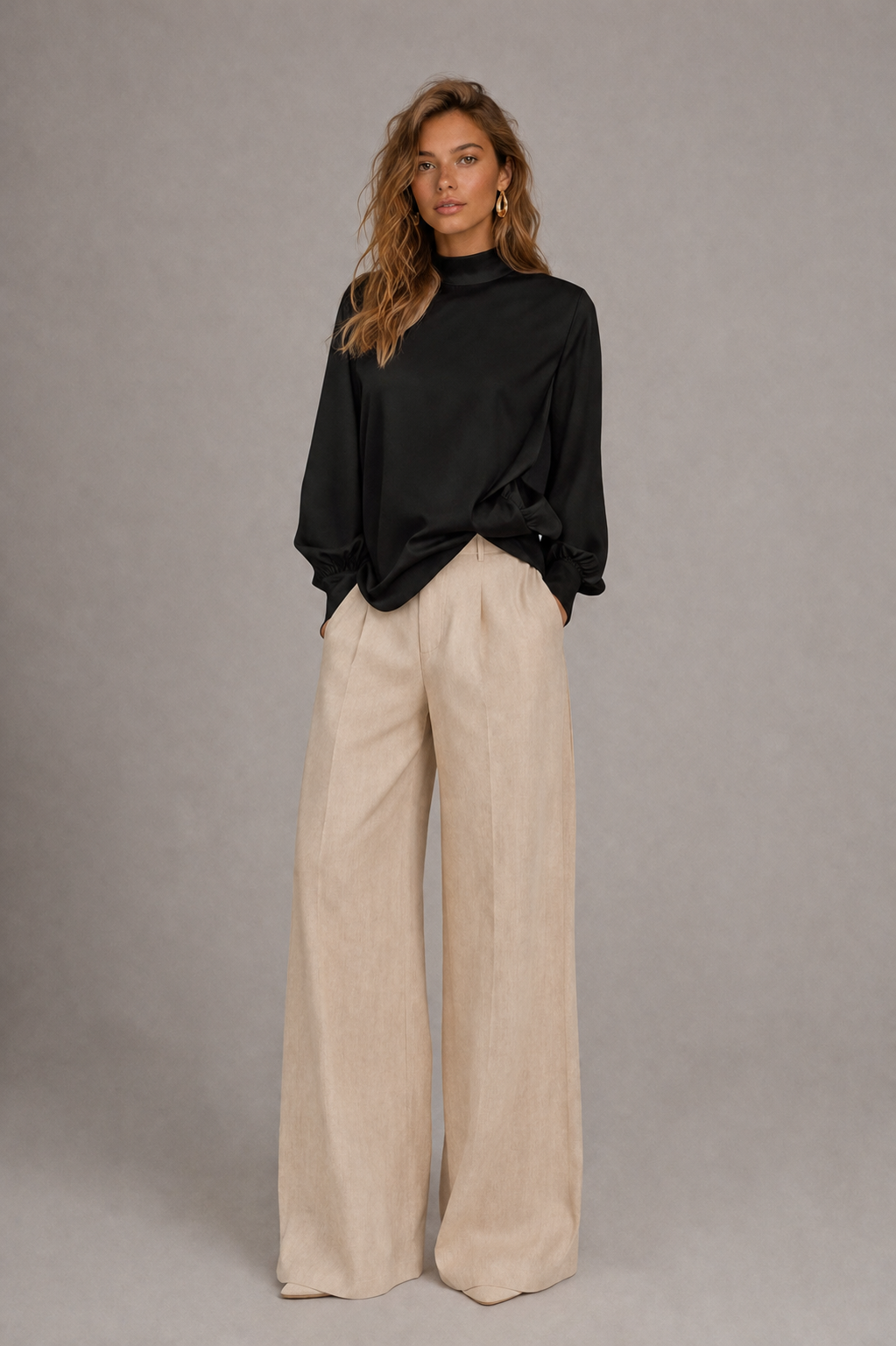 High Neck Blouse