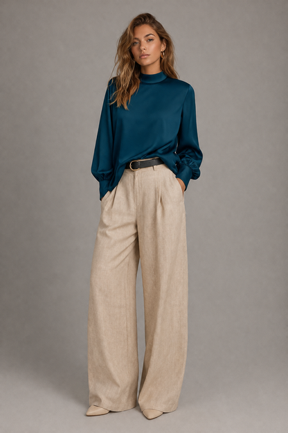 High Neck Blouse