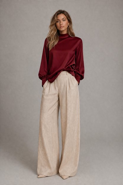 High Neck Blouse