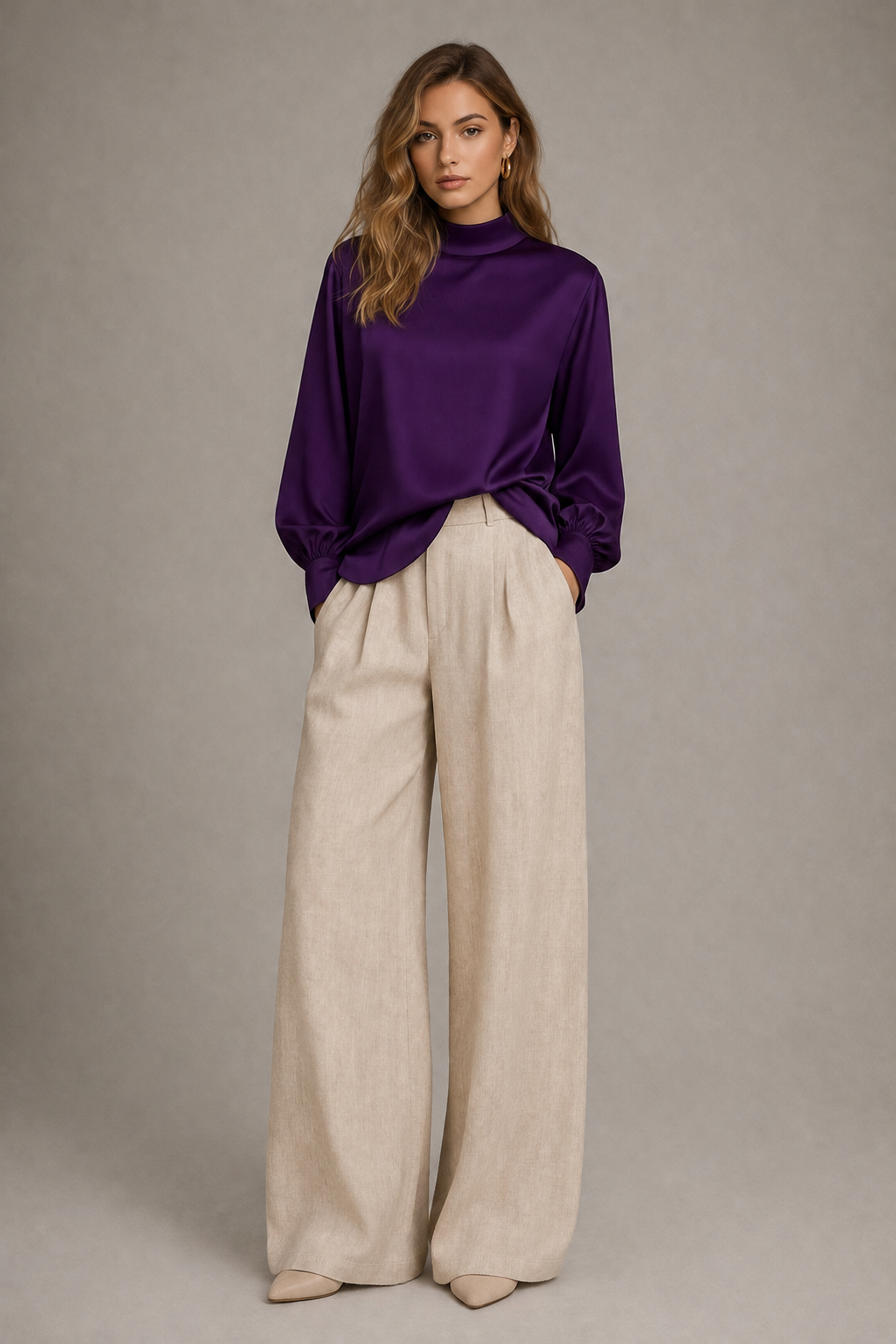 High Neck Blouse