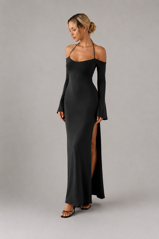 Backless Midi Dress