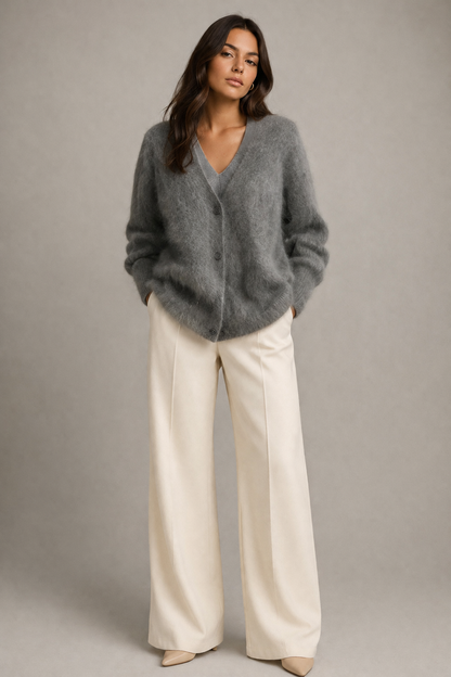 Soft Knit V-Neck Cardigan