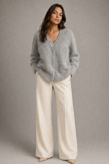 Soft Knit V-Neck Cardigan
