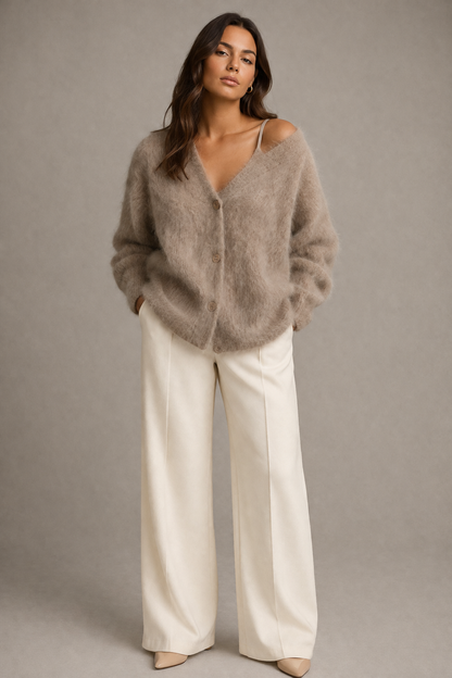 Soft Knit V-Neck Cardigan