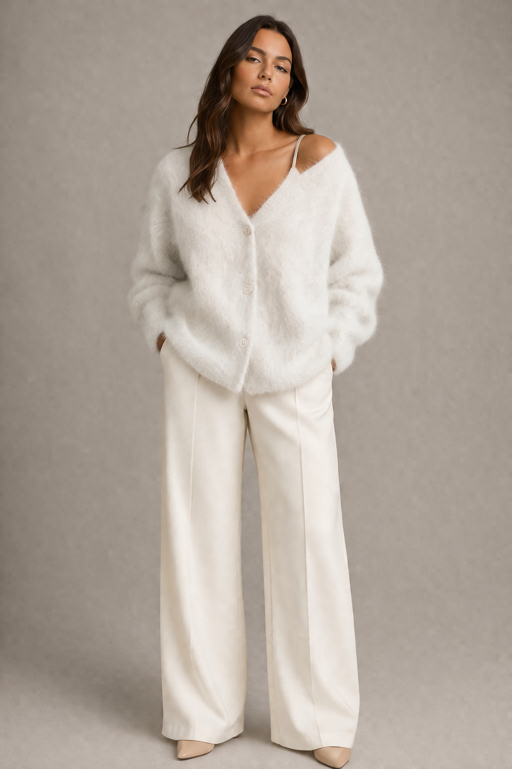 Soft Knit V-Neck Cardigan
