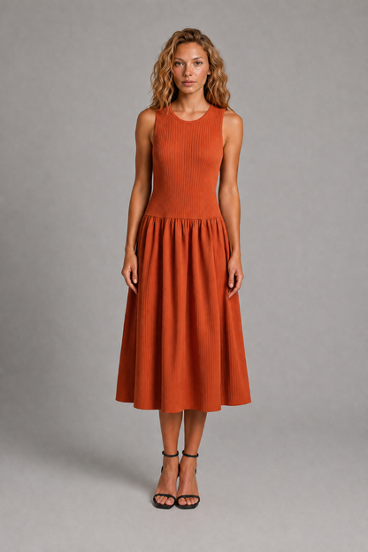 Sleeveless Midi Dress