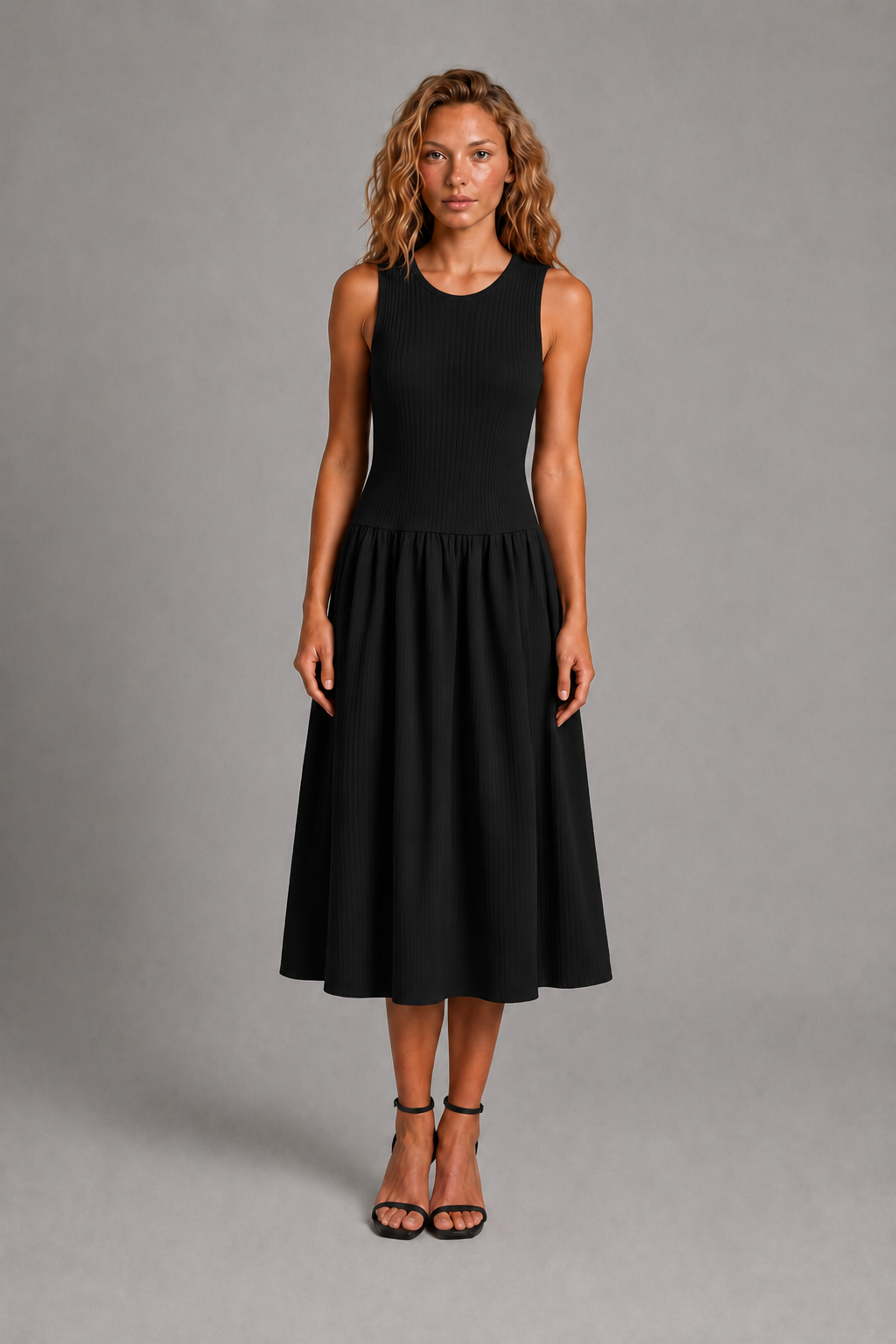 Sleeveless Midi Dress