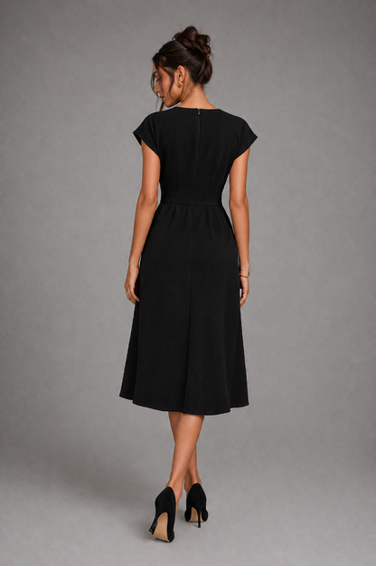 Sculptural Tea Dress